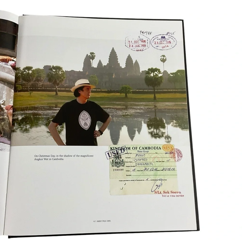 Jimmy Page by Jimmy Page Zoso Hardcover Photo Biography Genesis Publications